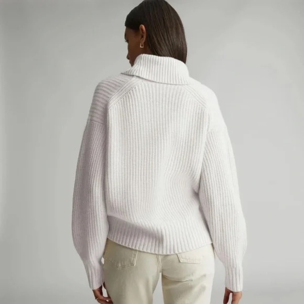 Everlane The Felted Merino Shawl Collar Sweater - Picture 2 of 7